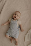 Darrahopens Baby & Kids > Boys Clothing Ponchik Babies + Kids - Cotton Dungaree Overalls - Capri Blue