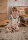 Darrahopens Baby & Kids > Boys Clothing Ponchik Babies + Kids - Cotton Dungaree Overalls - Daisy