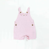 Darrahopens Baby & Kids > Boys Clothing Ponchik Babies + Kids - Cotton Dungaree Overalls - Lemonade