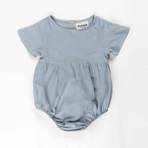 Darrahopens Baby & Kids > Boys Clothing Ponchik Babies + Kids - Linen Romper - Capri Blue - Size 2y Only