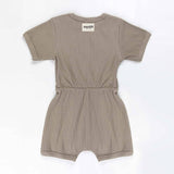 Darrahopens Baby & Kids > Boys Clothing Ponchik Babies + Kids - Ribbed Cotton Romper - Artichoke Green