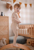 Darrahopens Baby & Kids > Boys Clothing Ponchik Babies + Kids - Ribbed Cotton Romper - Sugar Cookie