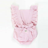 Darrahopens Baby & Kids > Boys Clothing Ponchik Babies + Kids Ruffle Back Romper - Lemonade