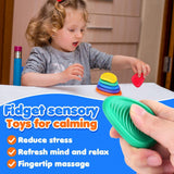 Darrahopens Baby & Kids > Gates & Playpens > Ball Pits & Play Pens Sensory Stone for Kids: 12 Pack Textured Soft Worry Stone for Autism Kids Calming -  Stress Toys for Students Anxiety Relief - Small Prizes Toys