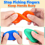 Darrahopens Baby & Kids > Gates & Playpens > Ball Pits & Play Pens Sensory Stone for Kids: 12 Pack Textured Soft Worry Stone for Autism Kids Calming -  Stress Toys for Students Anxiety Relief - Small Prizes Toys