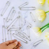 Darrahopens Baby & Kids > Gates & Playpens > Safety Gates & Safety Accessories 20 Safety Pins - Large Safety Pin Length - Heavy Safety Pins for Blankets, Kilts, Knitting, Crafts (63mm & 100mm)