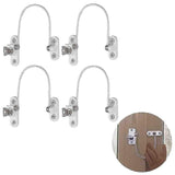 Darrahopens Baby & Kids > Gates & Playpens > Safety Gates & Safety Accessories 4 Pcs Black Window Stopper Childproof Lock Compatible with Various Brands