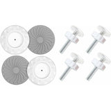 Darrahopens Baby & Kids > Gates & Playpens > Safety Gates & Safety Accessories 8 pcs Pressure Mounted Baby Proofing Wall Guards, Threaded Spindle ROds, Baby Safety Buffers For Stairs Doors, For