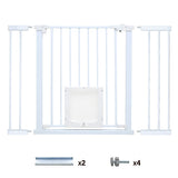 Darrahopens Baby & Kids > Gates & Playpens > Safety Gates & Safety Accessories Alston 76cm Tall Baby Pet Security Gate Safety Adjustable Width with Cat Door for House Doorways Stairs Guard Extension Part Width 12cm/24cm Wall Mount