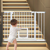 Darrahopens Baby & Kids > Gates & Playpens > Safety Gates & Safety Accessories Alston 76cm Tall Baby Pet Security Gate Safety Adjustable Width with Cat Door for House Doorways Stairs Guard Extension Part Width 12cm/24cm Wall Mount
