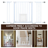 Darrahopens Baby & Kids > Gates & Playpens > Safety Gates & Safety Accessories Alston 76cm Tall Baby Pet Security Gate Safety Adjustable Width with Cat Door for House Doorways Stairs Guard Extension Part Width 12cm/24cm Wall Mount