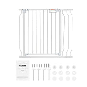 Darrahopens Baby & Kids > Gates & Playpens > Safety Gates & Safety Accessories Baby Gate, 749-990 mm Extra Wide, 762 mm High, Dog Gate for Stairs Doorways and House, White In Australia - Darrahopens