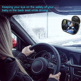 Darrahopens Baby & Kids > Gates & Playpens > Safety Gates & Safety Accessories Car rearview mirror - 1 mirror with 2 brackets - Backseat baby car rearview mirror - Child rearview mirror - Child safety mirror - Adjustable car rearview mirror - 360° rotatable
