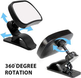 Darrahopens Baby & Kids > Gates & Playpens > Safety Gates & Safety Accessories Car rearview mirror - 1 mirror with 2 brackets - Backseat baby car rearview mirror - Child rearview mirror - Child safety mirror - Adjustable car rearview mirror - 360° rotatable
