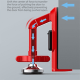 Darrahopens Baby & Kids > Gates & Playpens > Safety Gates & Safety Accessories Red Portable Door Stopper Security Lock Heavy-Duty Alloy Construction for Solo Travelers and Home Safety Reliable Anti-Theft Solution for Local Use