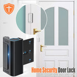 Darrahopens Baby & Kids > Gates & Playpens > Safety Gates & Safety Accessories Silver Heavy-Duty Hotel Style Security Door Lock - Childproof Door Reinforcement Latch for Home Safety