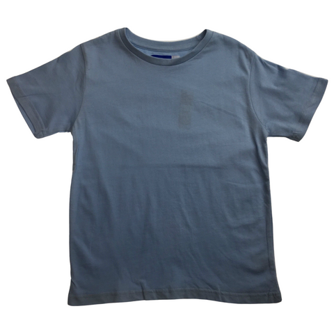 Darrahopens Baby & Kids > Girl's Clothing > Girl's Shirts & T-shirts KIDS PLAIN T SHIRT Childrens Child 100% COTTON Boys Girls Basic Blank Tee Top - Sky Blue - 4