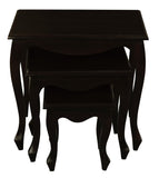 Darrahopens Baby & Kids > Girl's Clothing > Girl's Shirts & T-shirts Queen Ann Nest of Table Set of 3 (Chocolate)