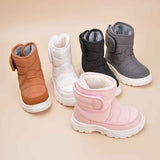 Darrahopens Baby & Kids > Girl's Clothing > Girl's Shoes Toddler Boy Girl Anti Slip Warm Winter Boots Brown AU8 Size for Outdoor Walking Snow Sport Trekking In Australia - Darrahopens