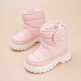 Darrahopens Baby & Kids > Girl's Clothing > Girl's Shoes Toddler Boy Girl Anti Slip Warm Winter Boots Brown AU8 Size for Outdoor Walking Snow Sport Trekking In Australia - Darrahopens