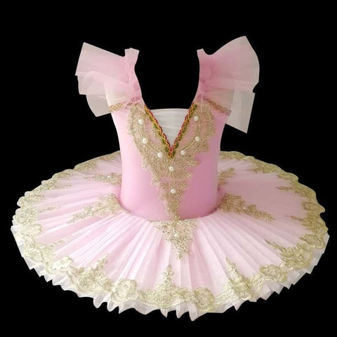 Darrahopens Baby & Kids > Girl's Clothing > Girl's Skirts Professional Ballet Tutu Dress Ballet Pink for Girls, Size 110cm