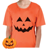 Darrahopens Baby & Kids > Girls Clothing Kids Halloween T-Shirt Pumpkin Childrens Orange Jack O'Lantern Top - S (4-6 Years Old)