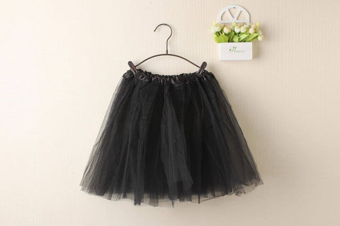 Darrahopens Baby & Kids > Girls Clothing New Kids Tutu Skirt Baby Princess Dressup Party Girls Costume Ballet Dance Wear, Black, Kids