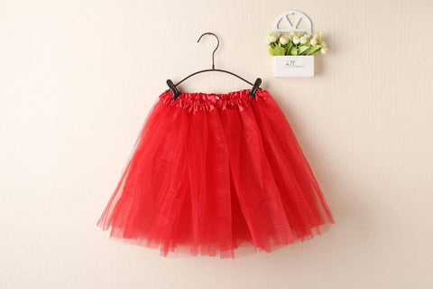 Darrahopens Baby & Kids > Girls Clothing New Kids Tutu Skirt Baby Princess Dressup Party Girls Costume Ballet Dance Wear, Red, Kids