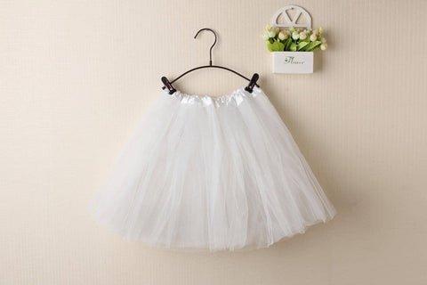 Darrahopens Baby & Kids > Girls Clothing New Kids Tutu Skirt Baby Princess Dressup Party Girls Costume Ballet Dance Wear, White, Kids