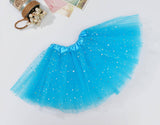 Darrahopens Baby & Kids > Girls Clothing Sequin Tulle Tutu Skirt Ballet Kids Princess Dressup Party Baby Girls Dance Wear, Blue, Kids