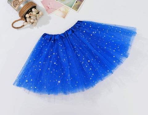 Darrahopens Baby & Kids > Girls Clothing Sequin Tulle Tutu Skirt Ballet Kids Princess Dressup Party Baby Girls Dance Wear, Royal Blue, Kids