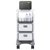Darrahopens Baby & Kids > Kid's Furniture > Changing Tables VEVOR 3 Tiers Lab Carts, Lab Utility Cart with 2 Drawers & 1 Top Tray, Mobile Medical Cart with ABS Material, Lab Rolling Cart with 4 Silent Wheels for Lab, Clinic, Hospital, Salon, White