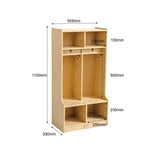 Darrahopens Baby & Kids > Kid's Furniture Jooyes Children Preschool Coat Locker With Cubbies - 2 Section