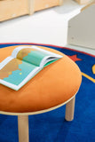 Darrahopens Baby & Kids > Kid's Furniture Jooyes Kids 4 Colour Round Velvet Ottoman Set of 4