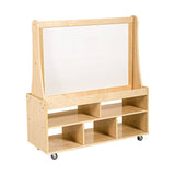 Darrahopens Baby & Kids > Kid's Furniture Jooyes Kids Magnetic Standing Easel White and Black Board