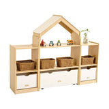 Darrahopens Baby & Kids > Kid's Furniture Jooyes Kids Room Divider Bookcase Display Unit With Drawer