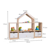 Darrahopens Baby & Kids > Kid's Furniture Jooyes Kids Room Divider Bookcase Display Unit With Drawer