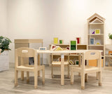 Darrahopens Baby & Kids > Kid's Furniture Jooyes Wooden Acrylic Rainbow Building Blocks Set 40pcs