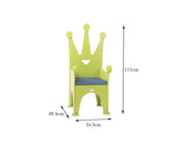 Darrahopens Baby & Kids > Kid's Furniture Jooyes Wooden Kids Chair Crown - Green