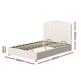 Darrahopens Baby & Kids > Kid's Furniture > Kid's Beds & Bed Frames Artiss Bed Frame Double Size Boucle FION