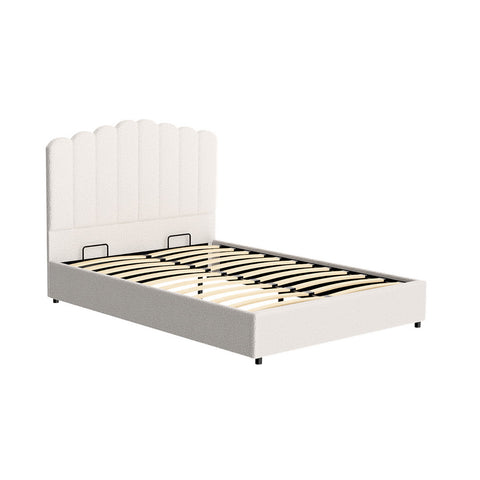 Darrahopens Baby & Kids > Kid's Furniture > Kid's Beds & Bed Frames Artiss Bed Frame Double Size Boucle FION