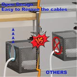 Darrahopens Baby & Kids > Kid's Furniture > Kid's Bookcases & Shelves No-Drill Wire Organizer Under-Desk Cable Tray