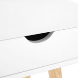 Darrahopens Baby & Kids > Kid's Furniture > Kid's Dressers, Cupboards & Wardrobes Keezi Kids Dressing Table Vanity Makeup Chair Set with Mirror Drawers Wooden Legs