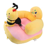 Darrahopens Baby & Kids > Kid's Furniture > Kid's Tables, Chairs & Seats Baby Learn Sitting Support Seats Anti Fall Anti Side Turning Rechargeable Plush Baby Learning to Sit Chair for Indoor Outdoor Bee In Australia - Darrahopens