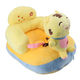 Darrahopens Baby & Kids > Kid's Furniture > Kid's Tables, Chairs & Seats Baby Support Seat Sofa Soft Plush Comfortable Cute Animal Shape Prevent Slip Adjustable Baby Learn Sitting Support Seat Tiger In Australia - Darrahopens