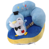 Darrahopens Baby & Kids > Kid's Furniture > Kid's Tables, Chairs & Seats Cartoon Baby Support Seat Plush Adjustable Stable Children Learn Sitting Seat for Home Blue Penguin In Australia - Darrahopens