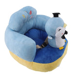 Darrahopens Baby & Kids > Kid's Furniture > Kid's Tables, Chairs & Seats Cartoon Baby Support Seat Plush Adjustable Stable Children Learn Sitting Seat for Home Blue Penguin In Australia - Darrahopens