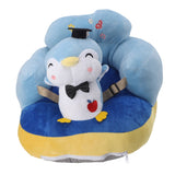 Darrahopens Baby & Kids > Kid's Furniture > Kid's Tables, Chairs & Seats Cartoon Baby Support Seat Plush Adjustable Stable Children Learn Sitting Seat for Home Blue Penguin In Australia - Darrahopens