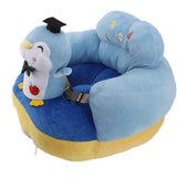 Darrahopens Baby & Kids > Kid's Furniture > Kid's Tables, Chairs & Seats Cartoon Baby Support Seat Plush Adjustable Stable Children Learn Sitting Seat for Home Blue Penguin In Australia - Darrahopens