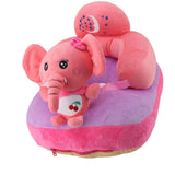 Darrahopens Baby & Kids > Kid's Furniture > Kid's Tables, Chairs & Seats Cartoon Baby Support Seat Plush Adjustable Stable Children Learn Sitting Seat for Home Calf Elephant In Australia - Darrahopens